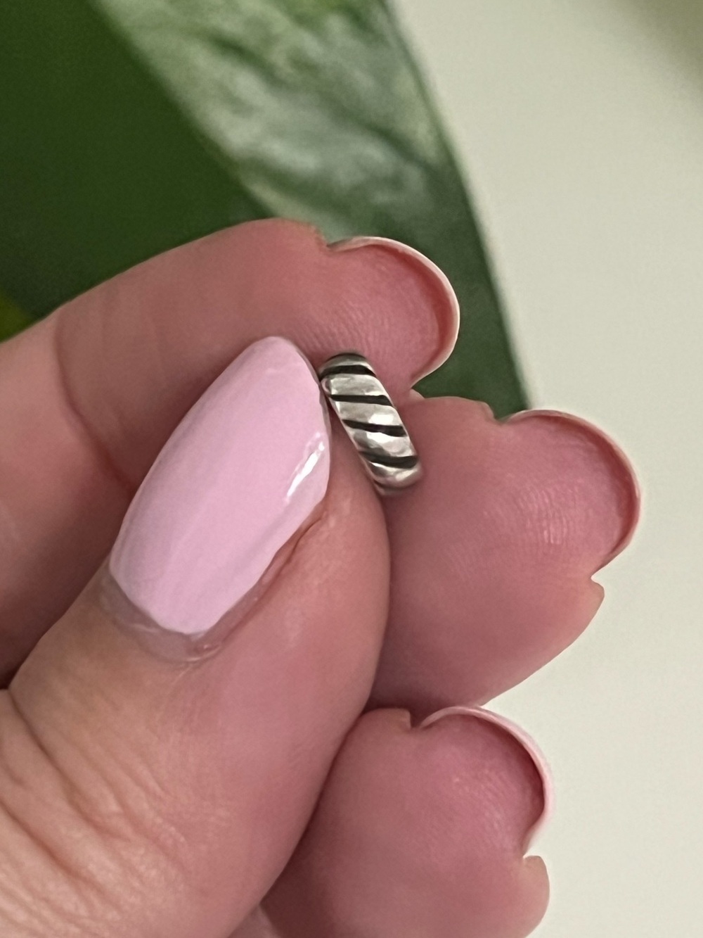 Pandora Candy Cane Spacer Charm Bead, 925